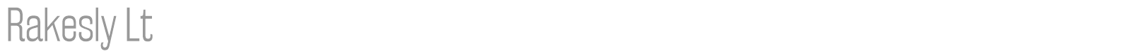 Rakesly font preview